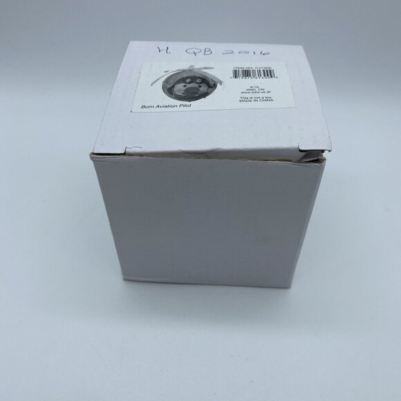 Twinkling Treasures 3D Blinking Christmas Ornament Born Aviation Pilot 3" Round - Picture 9 of 11